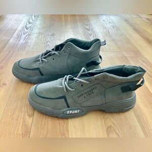 Men's Sport Gray Skate High Top Sneakers